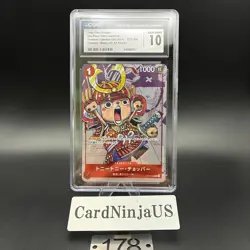 CGC 10 GEM MINT Tony Tony Chopper Parallel ST01-006 C 25th Edition ONE PIECE 178 - Image 1