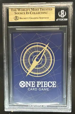 2024 One Piece Emperors World JP Shanks Wanted Poster SP SR #OP09-004 BGS 10 - Image 2