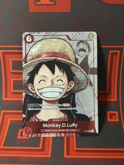 One Piece Promotion Cards Monkey.D.Luffy (Alternate Art) P-001 - Image 2