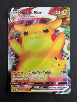 Pikachu VMAX SWSH062 SWSH: Sword & Shield Promo Cards Holo NM - Image 1