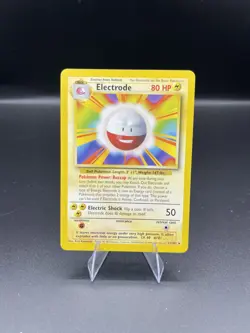(LP) Electrode 21/102 Base Set Unlimited Pokemon TCG Card a2 - Image 1