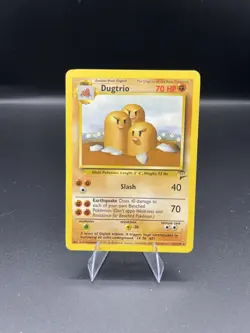 (LP) Dugtrio Base 2 23/130 Pokemon TCG Card Rare WOTC - Image 1