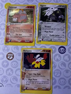 Lot of 12 holo rare Pokemon cards from Emerald and Ruby and Sapphire sets - Image 3
