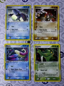 Lot of 12 holo rare Pokemon cards from Emerald and Ruby and Sapphire sets - Image 5