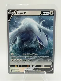 Lugia V 138/195 Silver Tempest Sword & Shield Pokemon TCG NM Card - Image 1