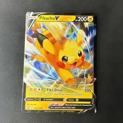 Pikachu V SWSH285 SWSH: Sword & Shield Black Star Promo Cards Holo Pokemon - Image 1