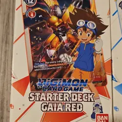 Bandai Digimon Card Game Starter Decks Gallantmon Gaia Red Cocytus Blue SR Cards - Image 3