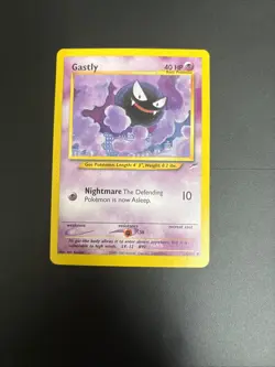 Gastly 65/105 Neo Destiny Common Pokemon Card NM - Image 1