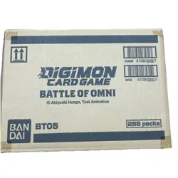 Digimon Card Game Battle of Omni BT05 Factory Sealed Booster Case 12 Boxes - Image 1