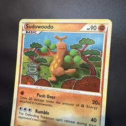 Pokemon Sudowoodo Basic 90HP 9/95 Unleashed 2010 Holo Rare Card - Image 2