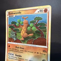 Pokemon Sudowoodo Basic 90HP 9/95 Unleashed 2010 Holo Rare Card - Image 3