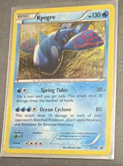 Pokemon Kyogre XY51 Trading Card & 20th Anniversary Binder Multicolor English - Image 1