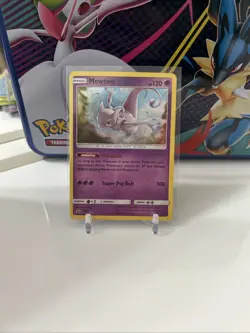 Pokemon TCG Mewtwo SM77 SM Holo Black Star Promo Card - Image 1