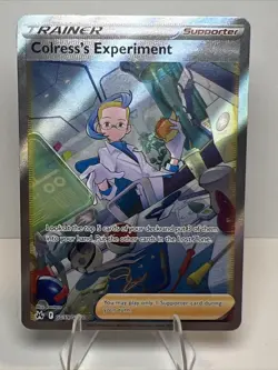 NM- Colress's Experiment GG59/GG70 Crown Zenith Galarian AUTHENTIC Pokemon Card - Image 1