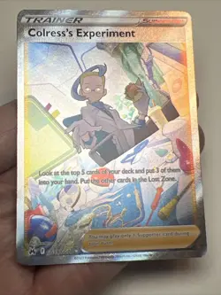 NM- Colress's Experiment GG59/GG70 Crown Zenith Galarian AUTHENTIC Pokemon Card - Image 3