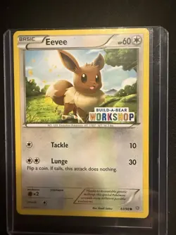 Eevee 63/98 Build-A-Bear Workshop Promo Card - Image 1