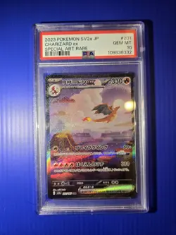 PSA 10 Charizard ex 201/165 Sv2a: Pokemon Card 151 Holo (Japanese) Gem Mint Slab - Image 2