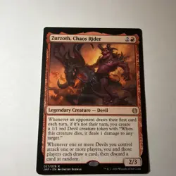 Zurzoth, Chaos Rider MTG Jumpstart 2021 Rare NM x1 - Magic Card - Image 1