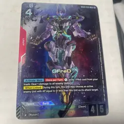 GFreD LR+ GD03-035 Steel Requiem Gundam TCG English NM Card Game - Image 1