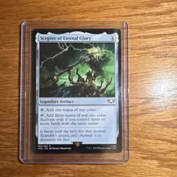 Wizards of the Coast Sceptre of Eternal Glory Artifact Rare Colorless 166 Warha… - Image 1