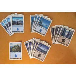 VTG White Border Basic Lands 8th Edition Lot of 70+ MTG Magic The Gathering - Image 3