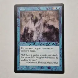 UNPLAYED SIGNED NM Magic Undo VISIONS TERESE NIELSEN EDH CUBE VINTAGE - Image 1