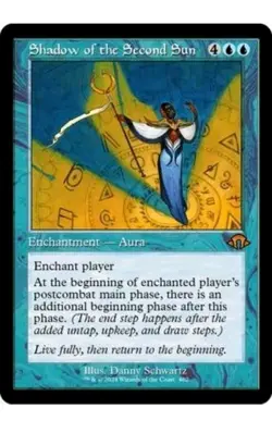 1x MTG Shadow of the Second Sun (Retro Frame) MH3 Mythic! NM Mint - Image 1