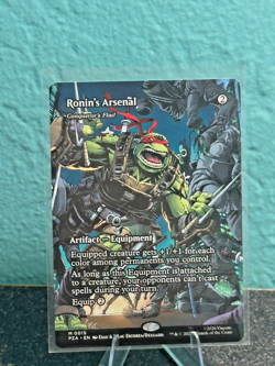 Ronin's Arsenal (Borderless) 0015 - PZA Teenage Mutant Ninja Turtles TMNT MTG NM - Image 1