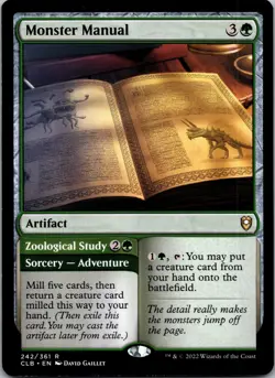 Monster Manual (Extended Art) R Commander Legends: Battle for Baldur Gate 591 NM - Image 1