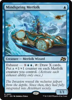 Mindspring Merfolk [Aetherdrift] Near Mint - Image 1