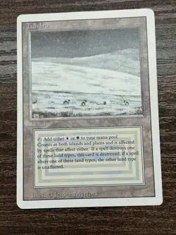 Tundra Revised Edition Dual Land MTG HP Raw - Image 1