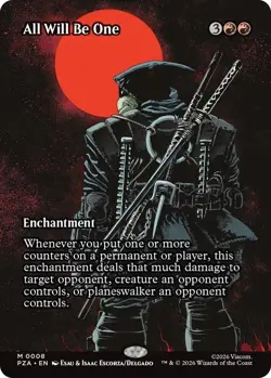 MTG All Will Be One (Borderless) TMNT Source Material (PZA) FOIL - Image 1