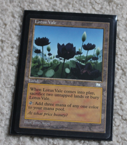 Magic The Gathering Weatherlight Lotus Vale # Lightly played - Image 1