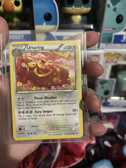 Pokemon Ursaring RC16/RC25 Legendary Treasures Radiant Holo Stage 1 - Image 1