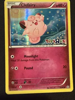 Pokemon TCG Clefairy Card 50/83 Toys R US Exclusive Promo, XY Generations NM - Image 1