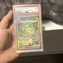 Pokemon TCG Leafeon ex 144/131 Prismatic Evolutions Special Illustration Rare H… - Image 3