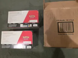 Pokemon S&V Surging Sparks ETB + Booster Bundle Costco 2-pack - Original CASE! - Image 5