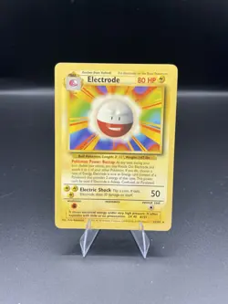 (LP) Electrode 21/102 Base Set Unlimited Pokemon TCG Card - Image 1