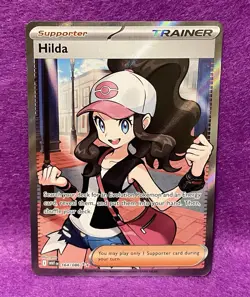 💖Hilda 164/086 White Flare Full Art Holo Pokemon TCG💖 - Image 1
