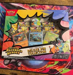 Pokemon TCG Ascended Heroes First Partner Deluxe Pin Collection Factory Sealed - Image 1