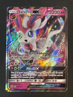 Sylveon GX 092A/145 Alternate Art Holo Sun & Moon Promo Pokemon - Image 1