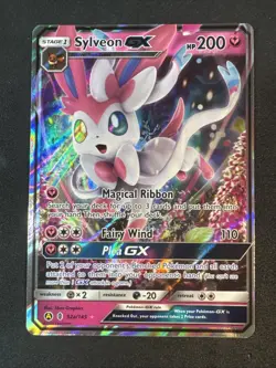 Sylveon GX 092A/145 Alternate Art Holo Sun & Moon Promo Pokemon - Image 2