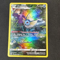 Vaporeon TG02/TG30 Swsh09: Brilliant Stars Trainer Gallery Holo Pokemon - Image 1