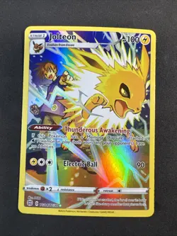 Jolteon TG04/TG30 Swsh09: Brilliant Stars Trainer Gallery Holo Pokemon - Image 1