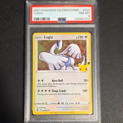 Pokemon Lugia Holo Rare 022/025 Celebrations EN Basic 2021 130HP PSA 8 - Image 1
