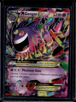 2014 Pokemon XY Phantom Forces M Gengar EX #035/119 - Image 1