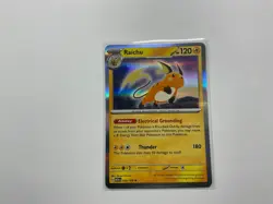 Raichu - 026/165 - Pokemon TCG Scarlet & Violet 151 (2023) - NM - Holo Rare - Image 1