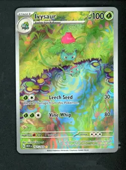 Auction #2 2023 Pokemon MEW EN Illustration Rare #167 Ivysaur - Image 1
