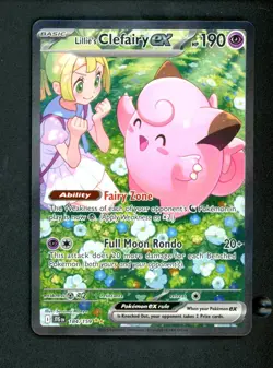 2025 Pokemon JTG EN Special Illustration Rare #184 Lillie's Clefairy ex - Image 1