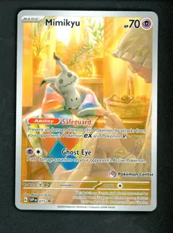 2024 Pokemon SVP EN BSP Pokemon Center ETB #075 Mimikyu - Image 1